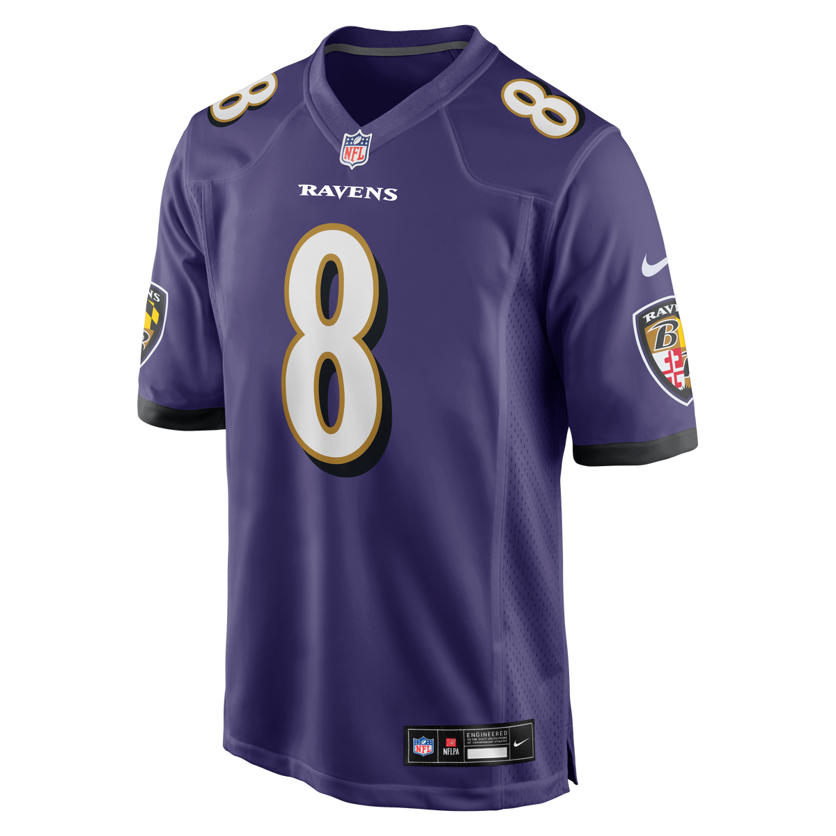 Men's Baltimore Ravens Lamar Jackson Purple Jersey