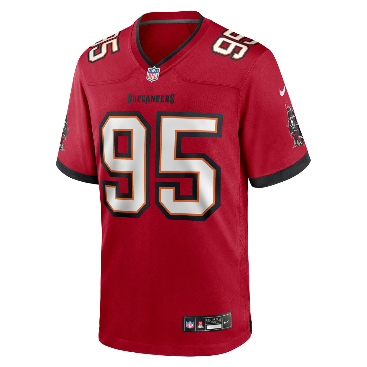 Men's Tampa Bay Buccaneers Elijah Roberts Red Team Jersey
