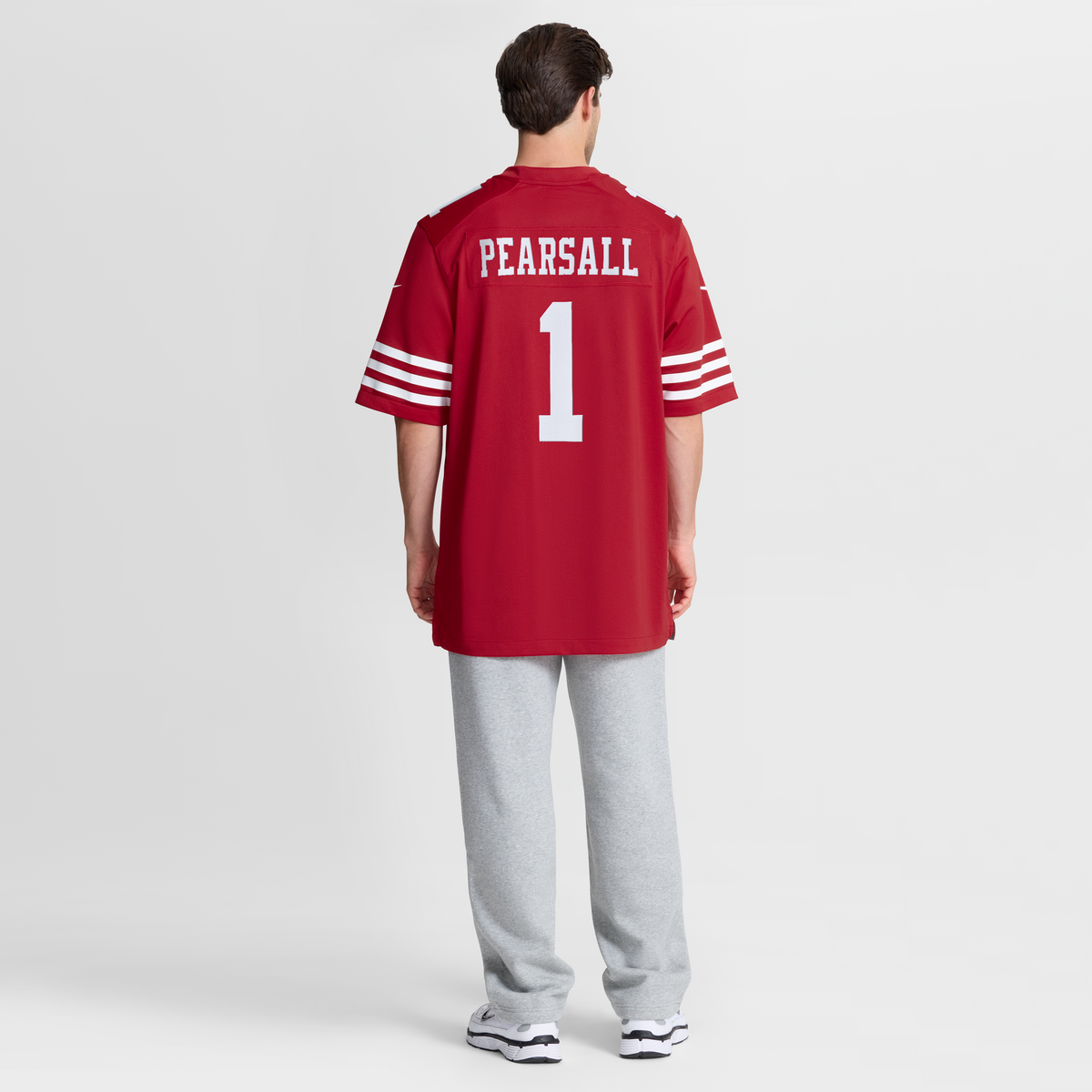 Men's San Francisco 49ers Ricky Pearsall Scarlet Team Jersey