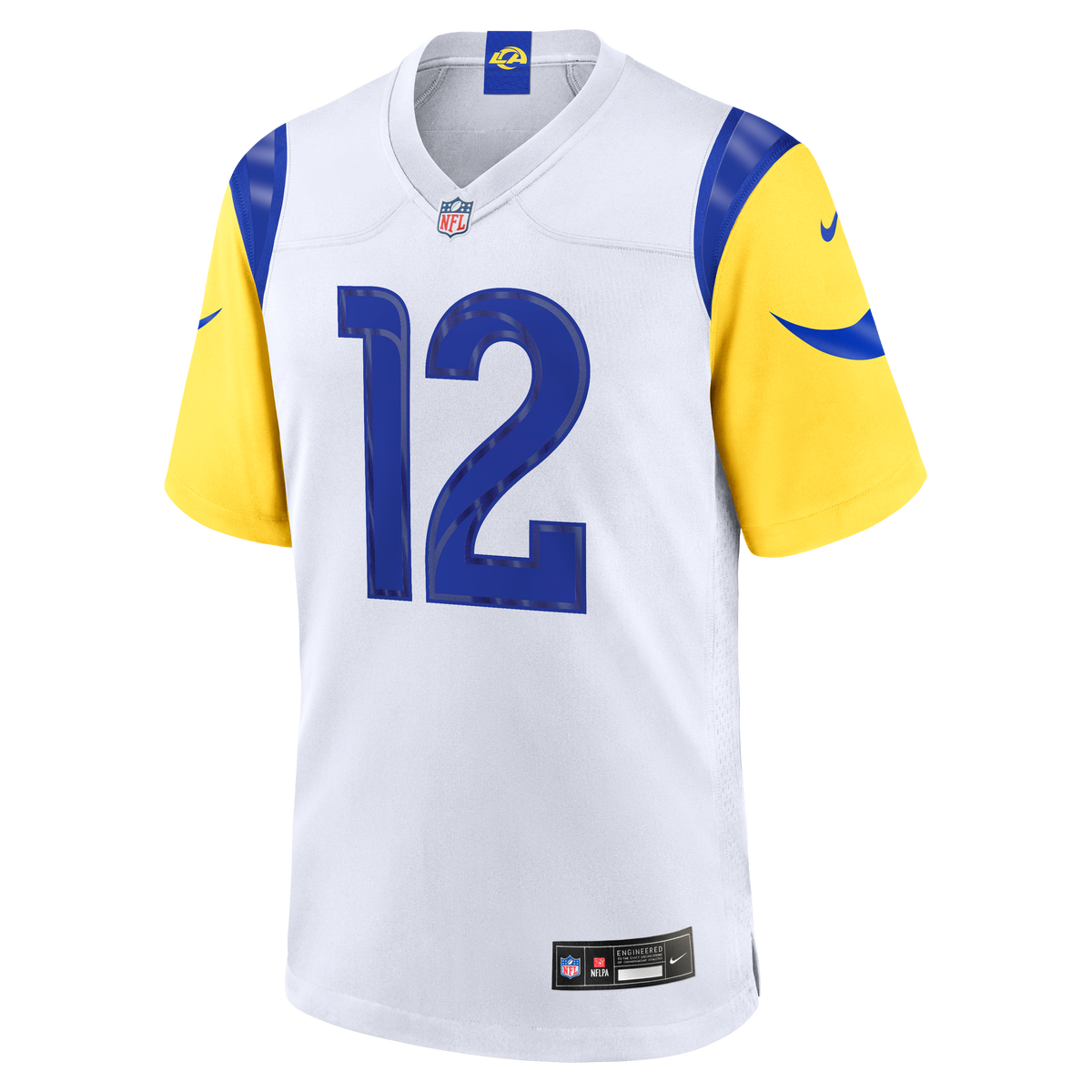 Men's Los Angeles Rams Puka Nacua White White Game Player Jersey