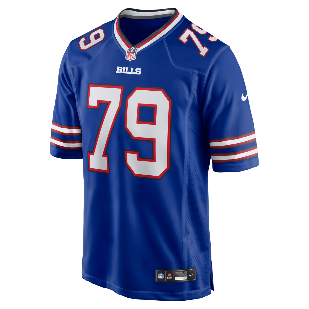 Men's Buffalo Bills Ruben Brown Royal Game Retired Player Jersey