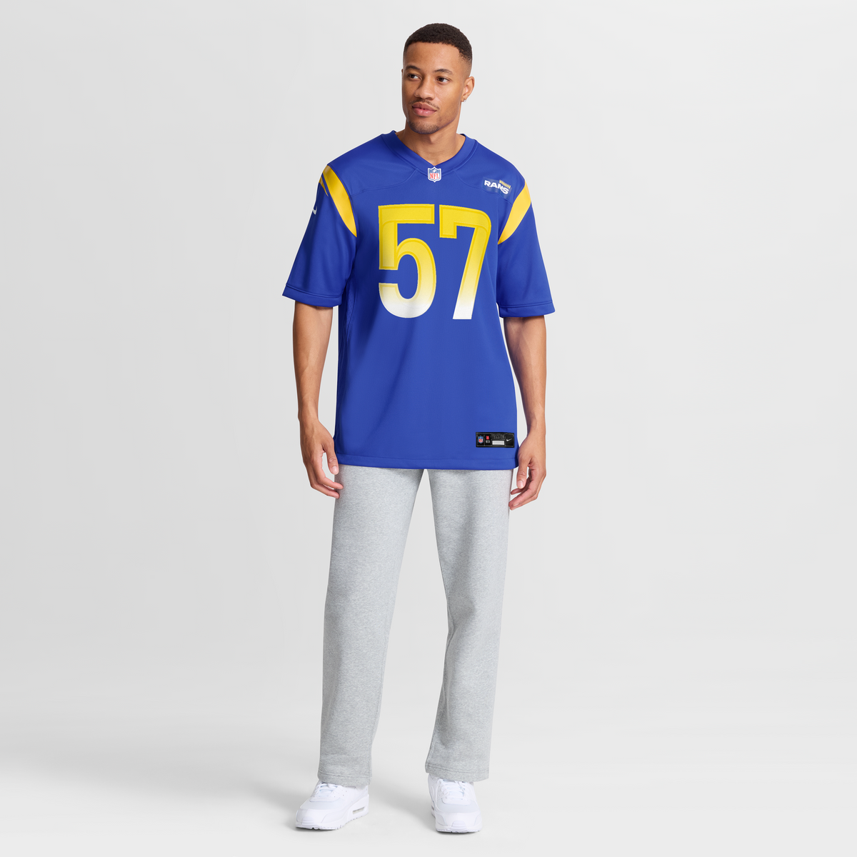 Men's Los Angeles Rams Ty Hamilton Royal Team Jersey