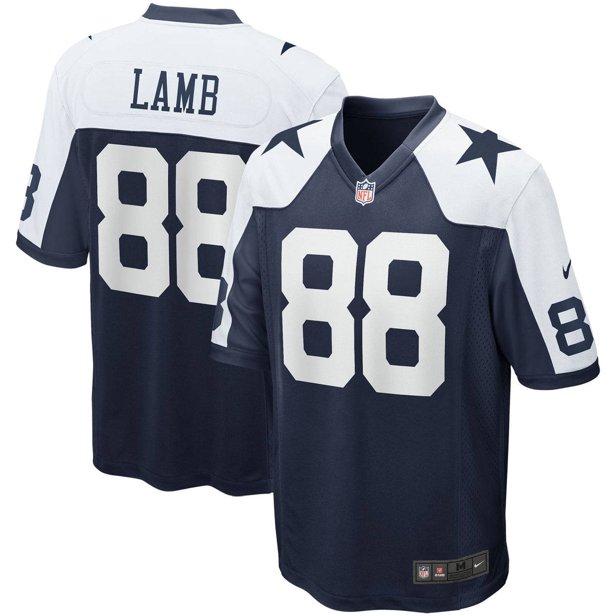 Men's Dallas Cowboys CeeDee Lamb White Alternate Game Team Jersey