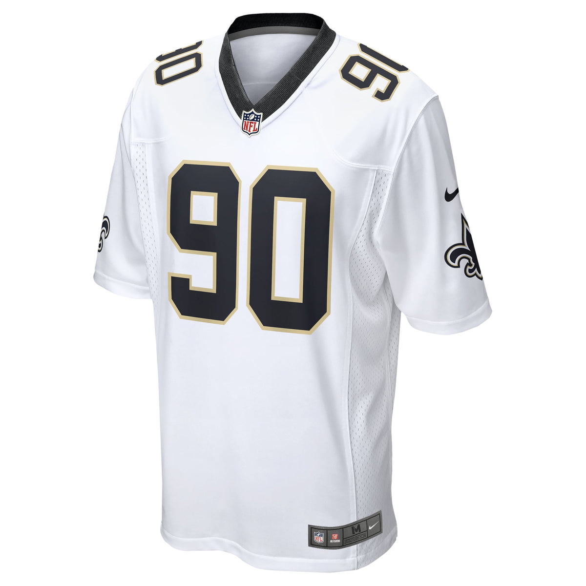 Men's New Orleans Saints Bryan Bresee White Jersey