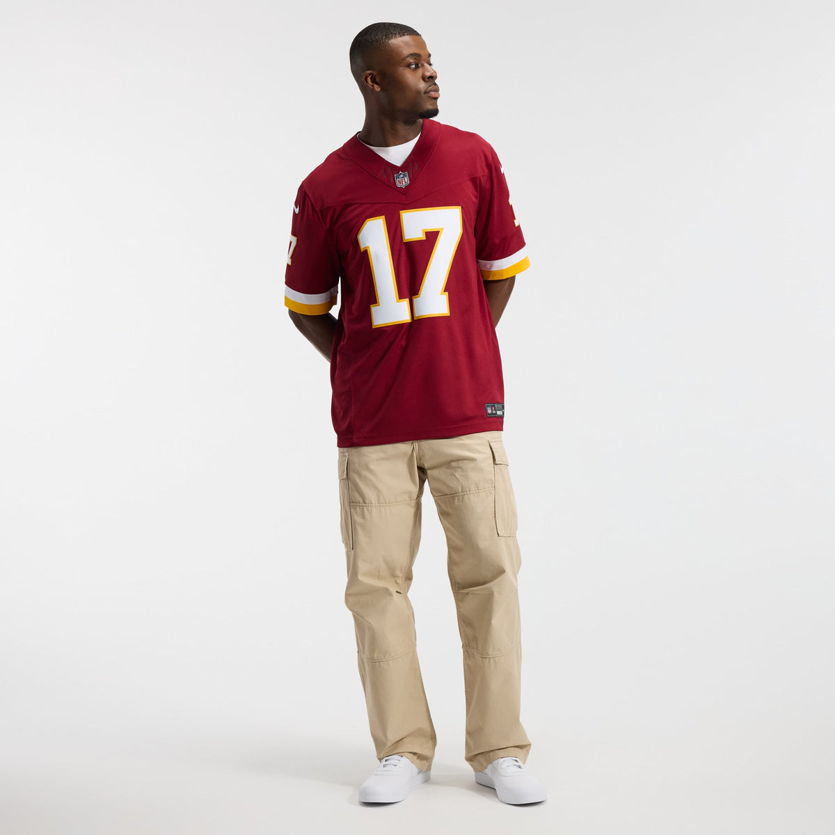 Men's Washington Commanders Terry McLaurin White Stitched Jersey