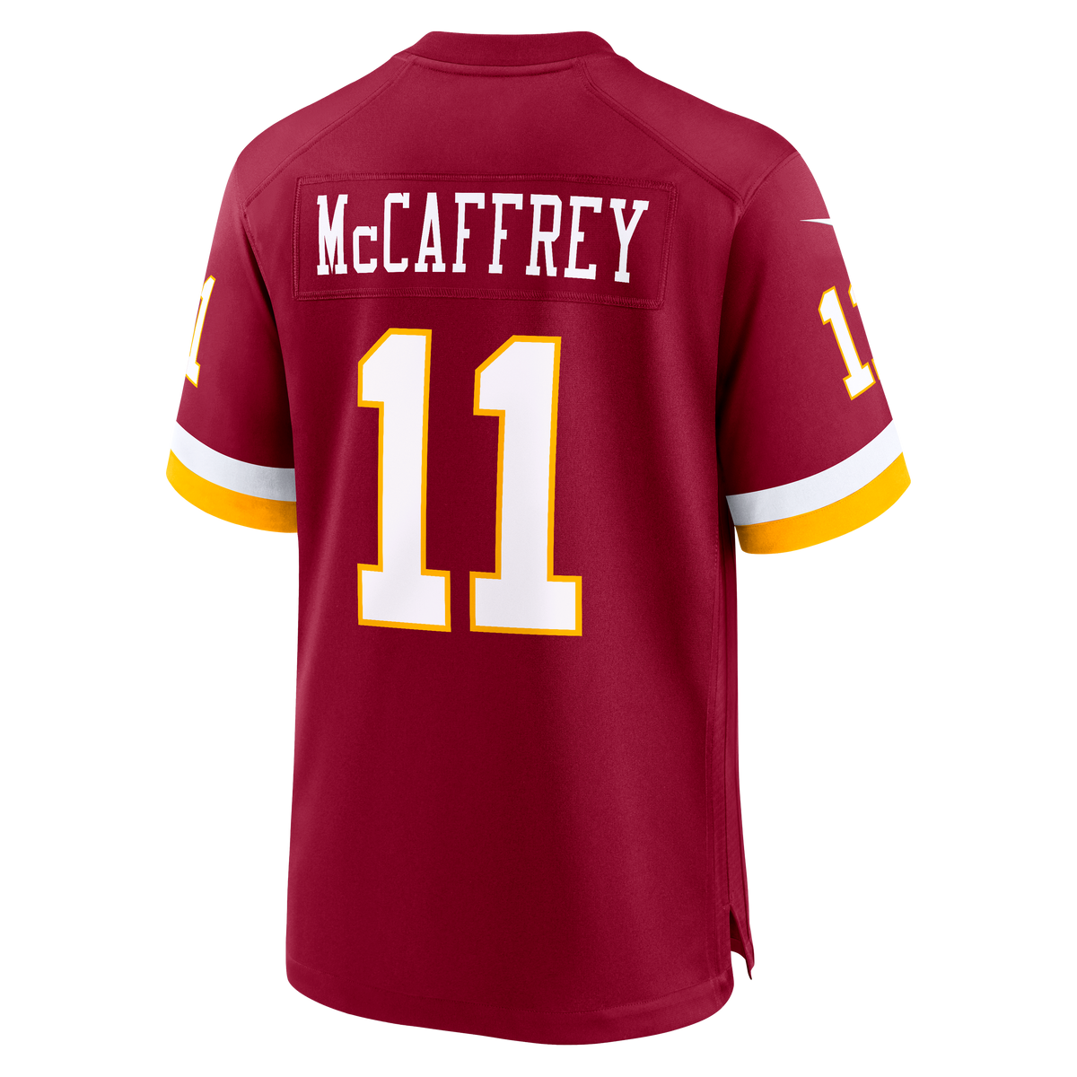 Men's Washington Commanders Luke McCaffrey White Game Super Bowl Era Jersey