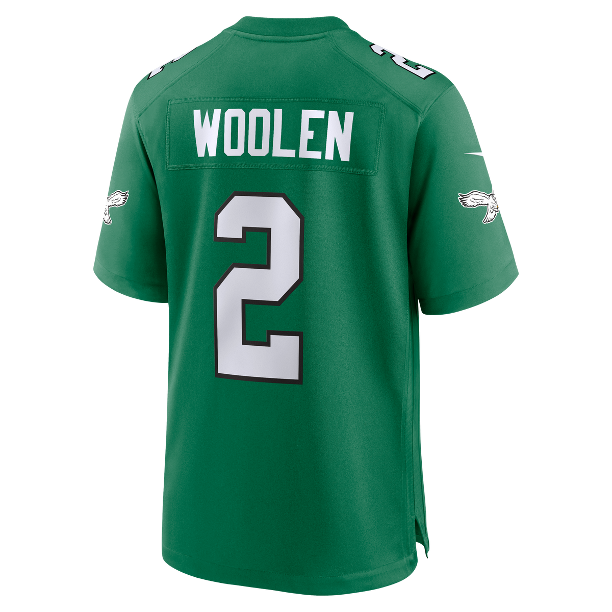 Men's Philadelphia Eagles Tariq Woolen Kelly Green Alternate Jersey