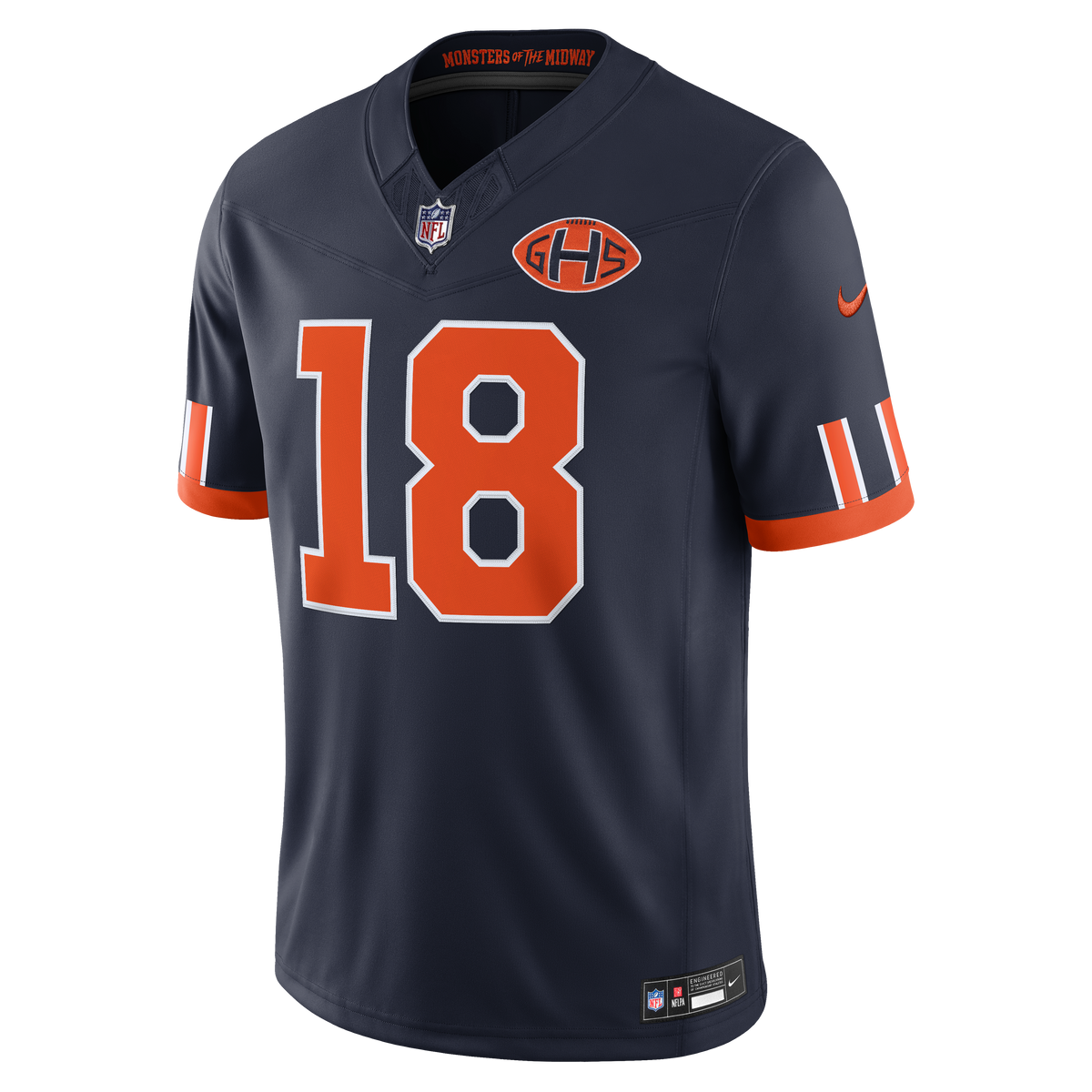Men's Chicago Bears Caleb Williams Navy 2026 Rivalries Collection Stitched Jersey