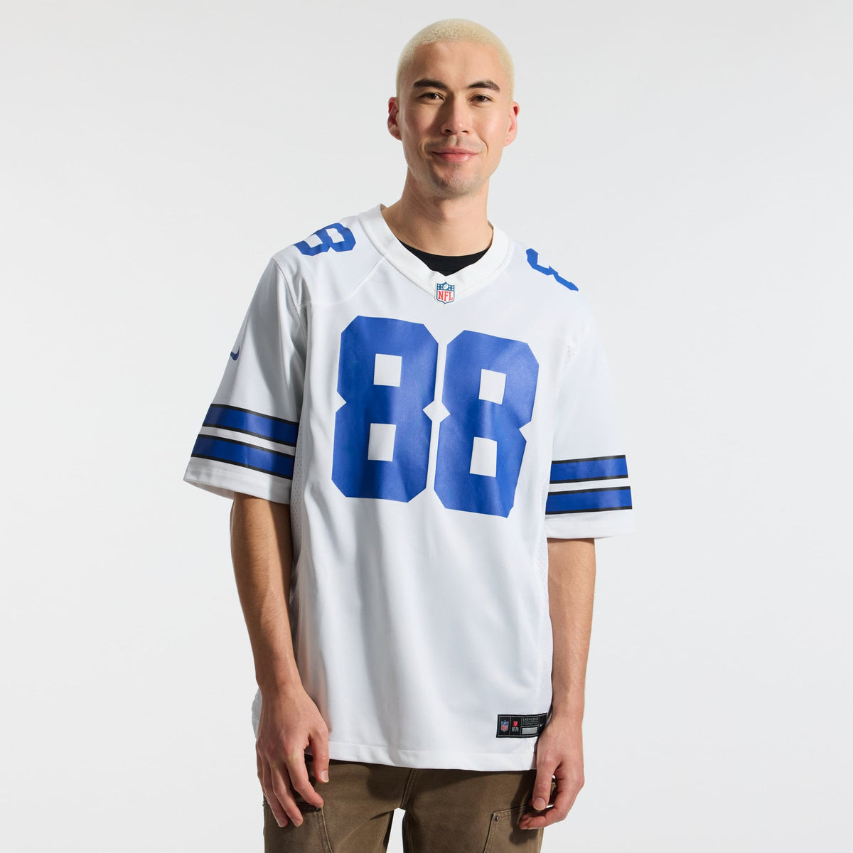 Men's Dallas Cowboys CeeDee Lamb White Game Team Jersey