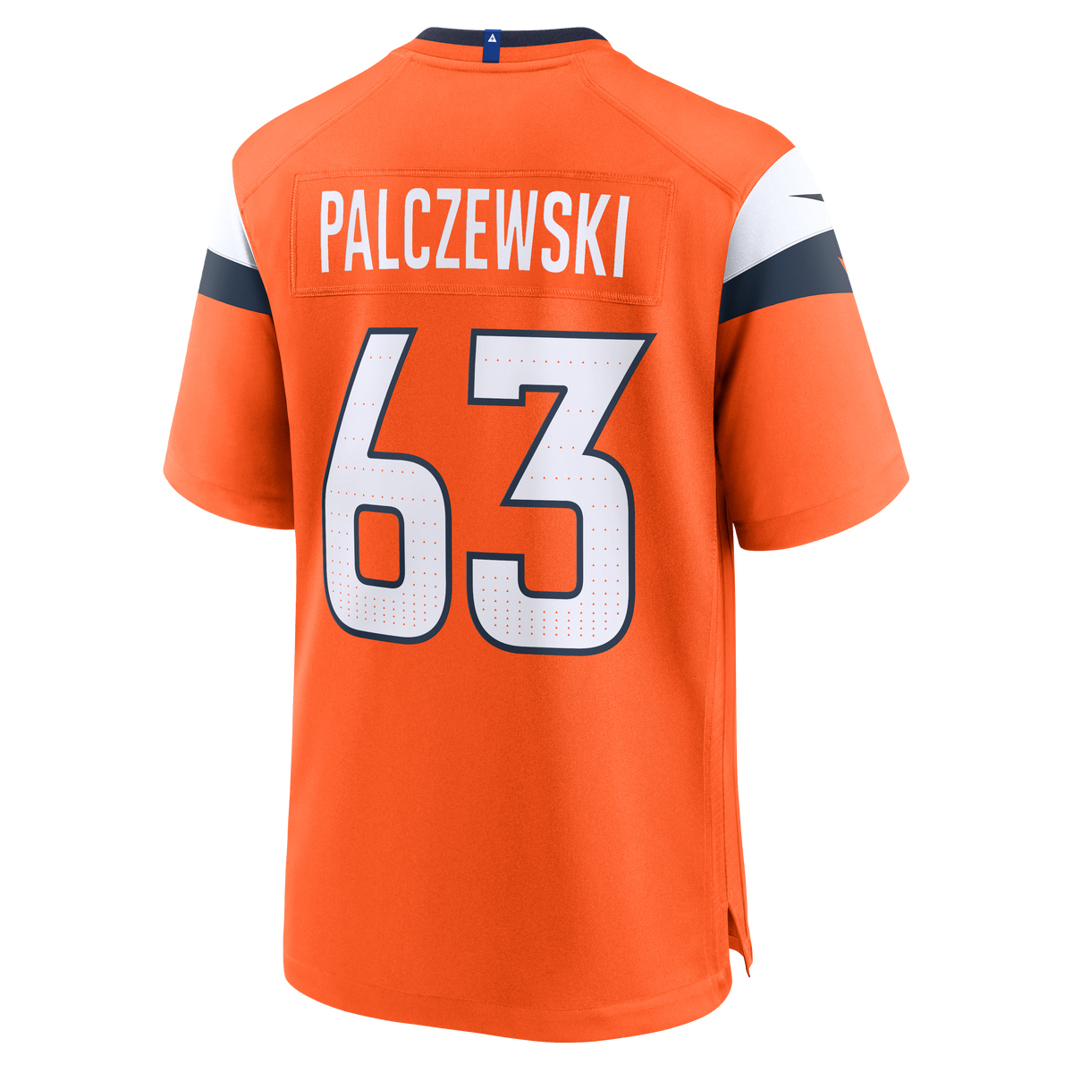 Men's Denver Broncos Alex Palczewski Orange Team Jersey