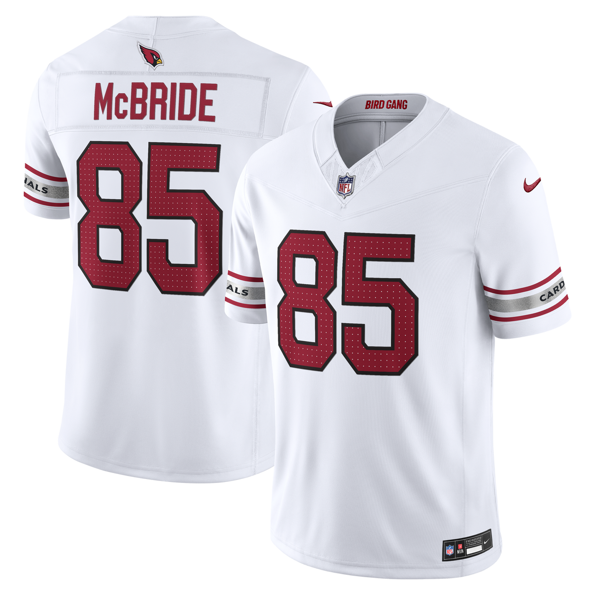 Men's Arizona Cardinals Trey McBride White Stitched Jersey