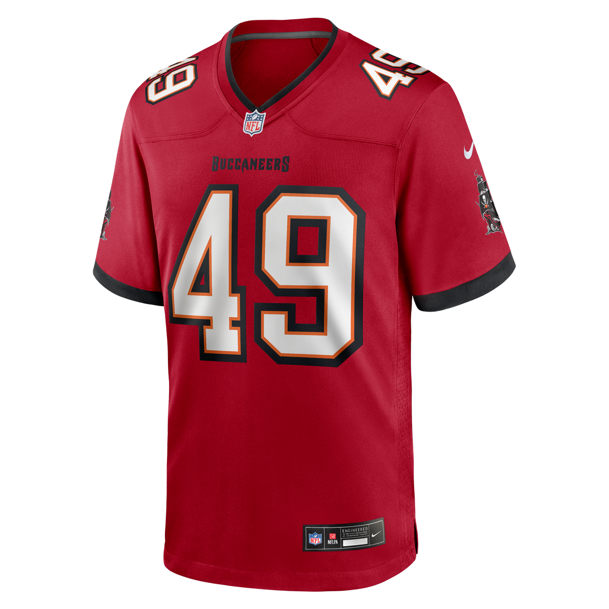 Men's Tampa Bay Buccaneers Owen Wright Red Team Jersey