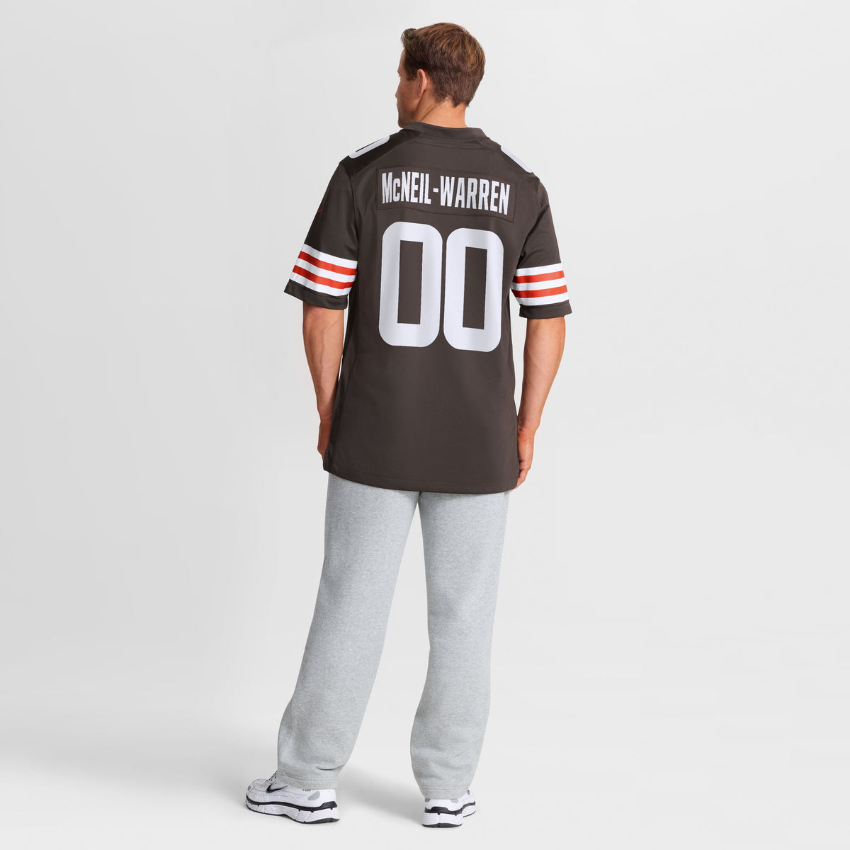 Men's Cleveland Browns Emmanuel McNeil Warren Brown Jersey