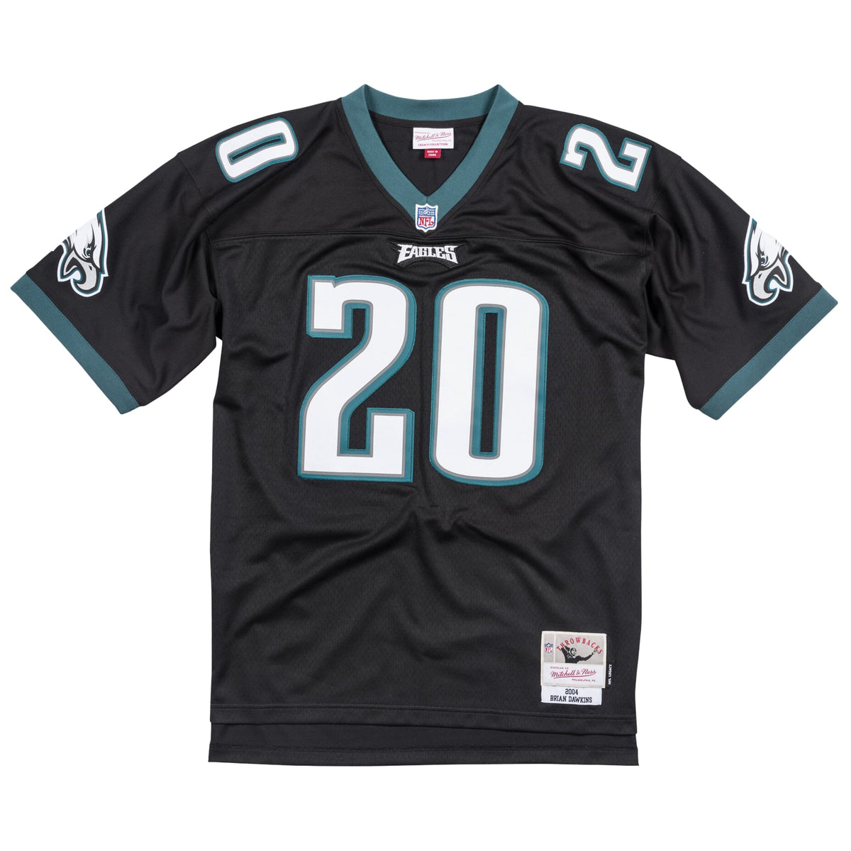 Men's Philadelphia Eagles Brian Dawkins Green Legacy Replica Jersey