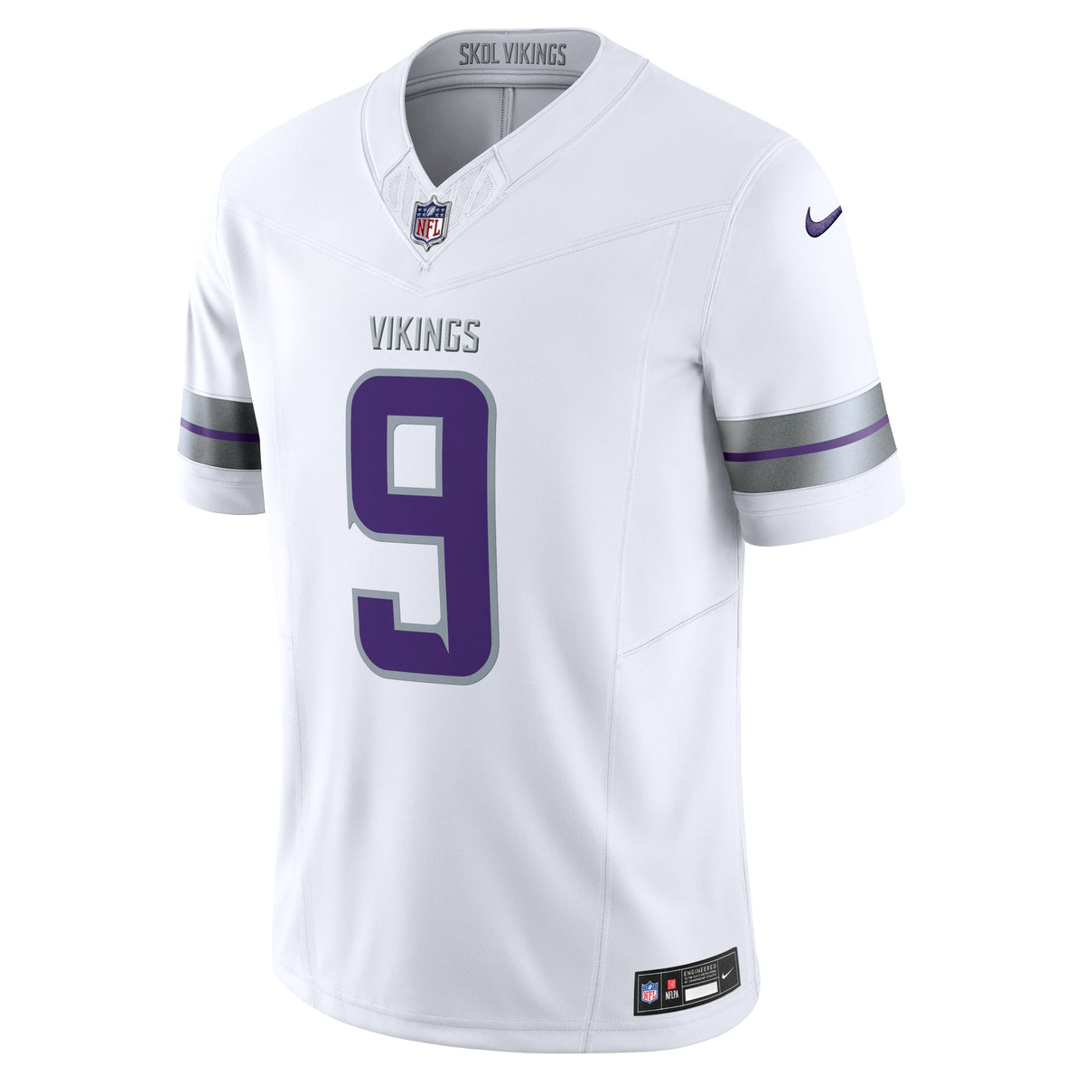 Men's Minnesota Vikings J J McCarthy White Jersey