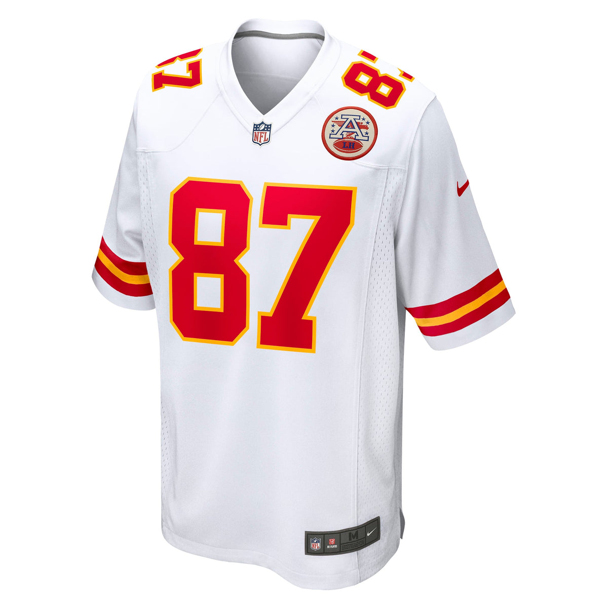 Men's Kansas City Chiefs Travis Kelce White Player Jersey