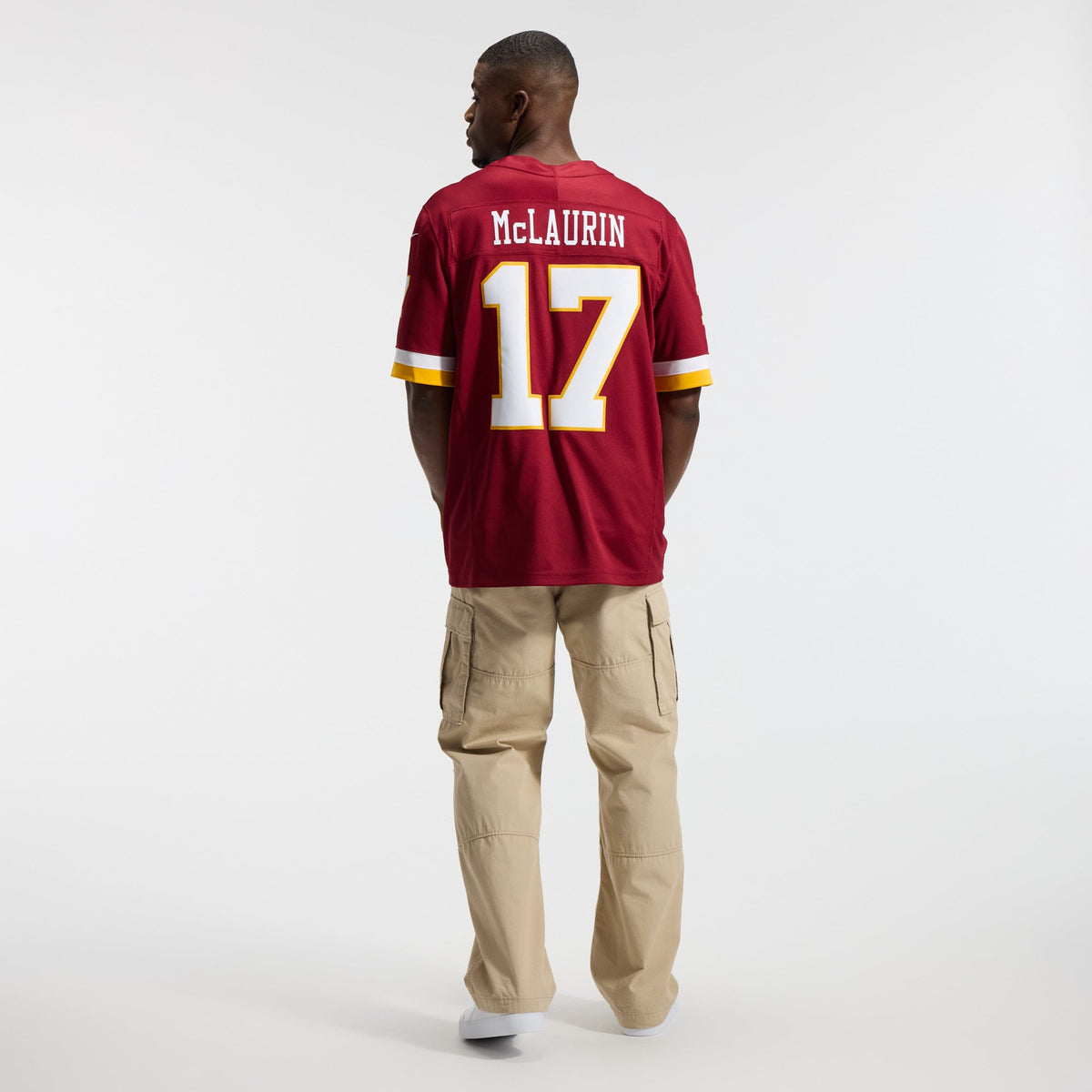 Men's Washington Commanders Terry McLaurin White Stitched Jersey