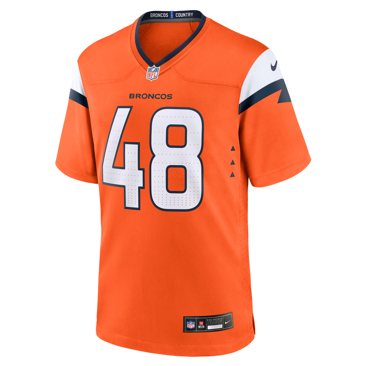 Men's Denver Broncos Mitchell Fraboni Orange Team Jersey