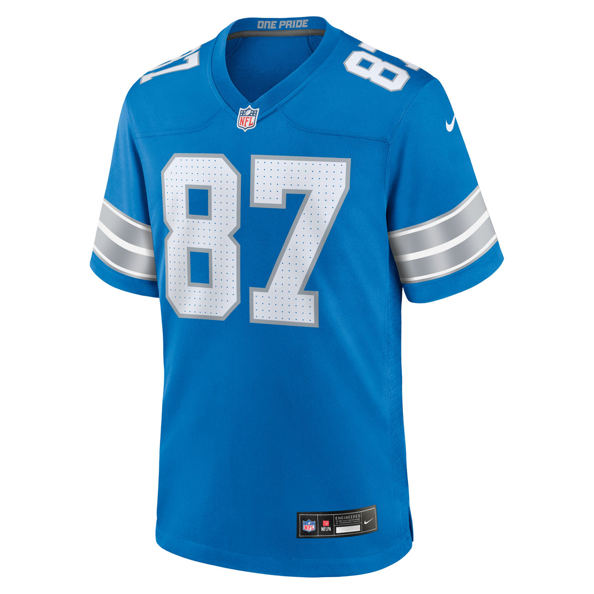 Men's Detroit Lions Sam LaPorta Blue Jersey
