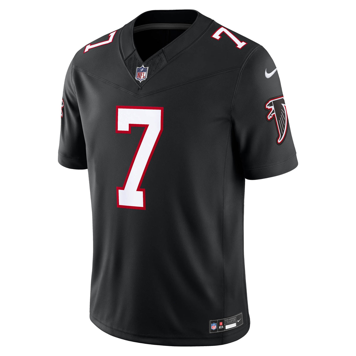 Men's Atlanta Falcons Bijan Robinson Black Alternate Throwback Stitched Jersey