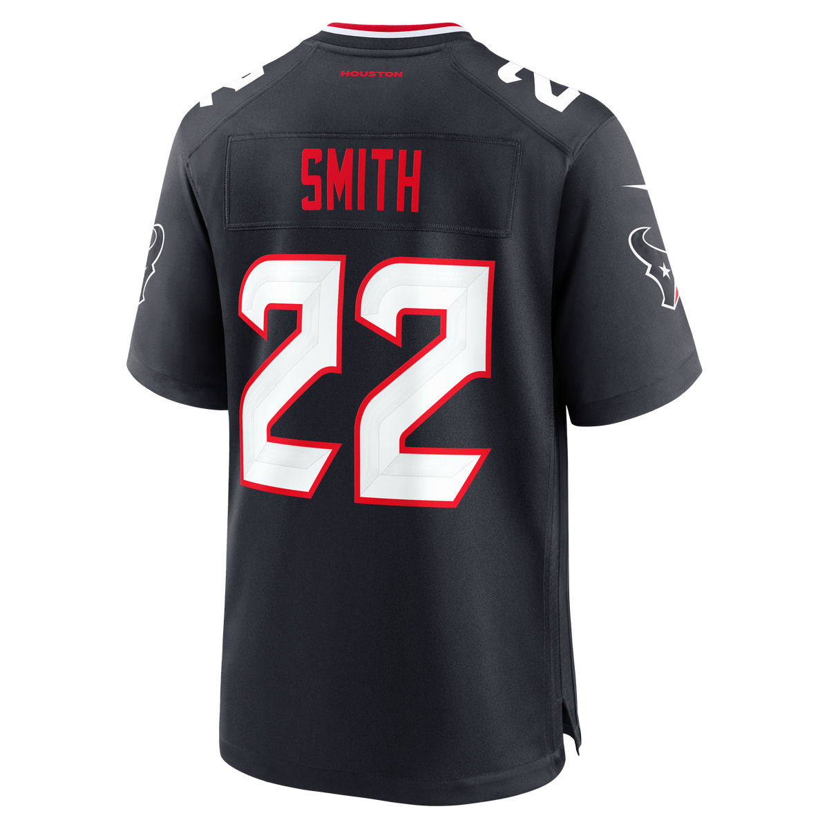 Men's Houston Texans Jaylin Smith Navy Team Jersey