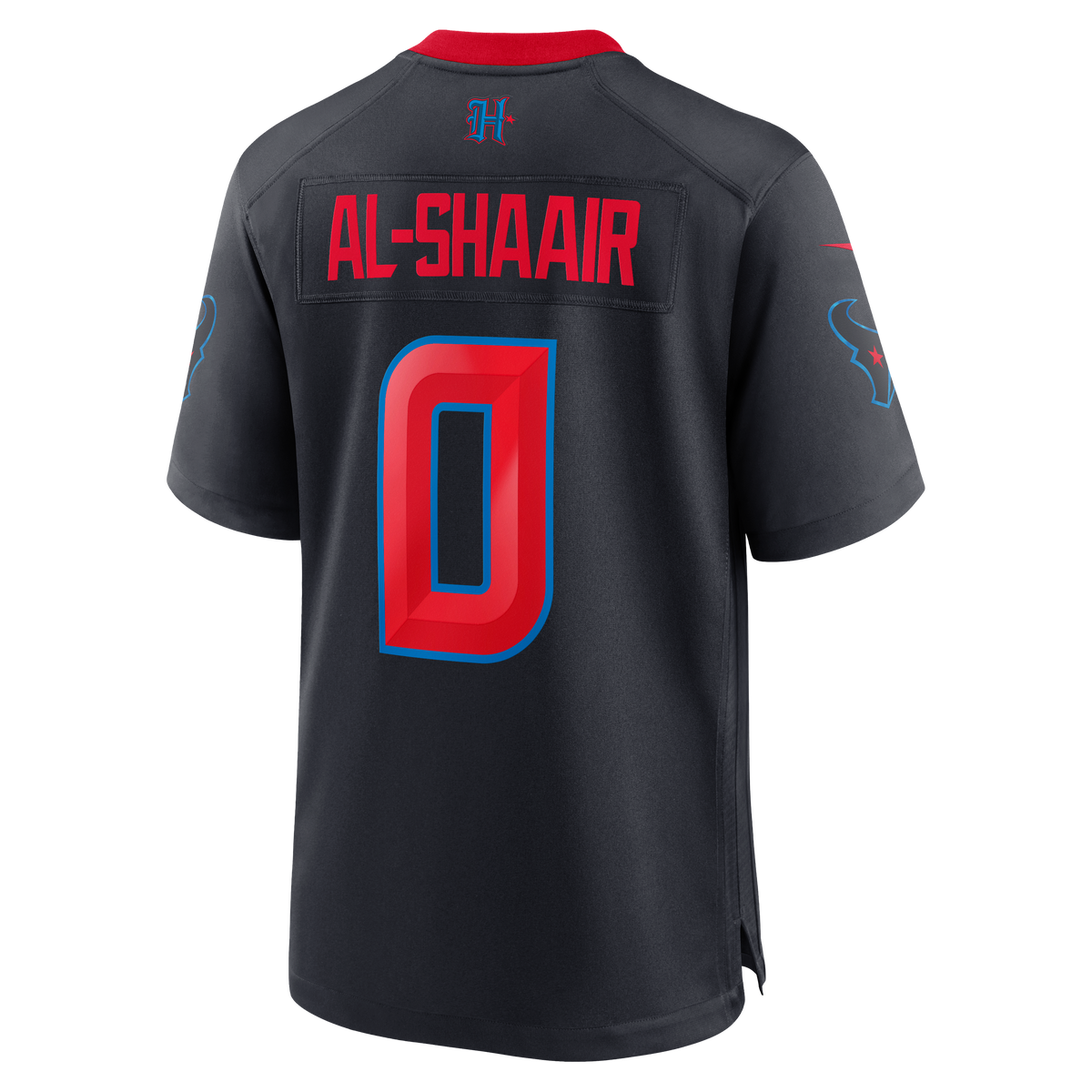 Men's Houston Texans Azeez Al Shaair Navy Alternate Jersey