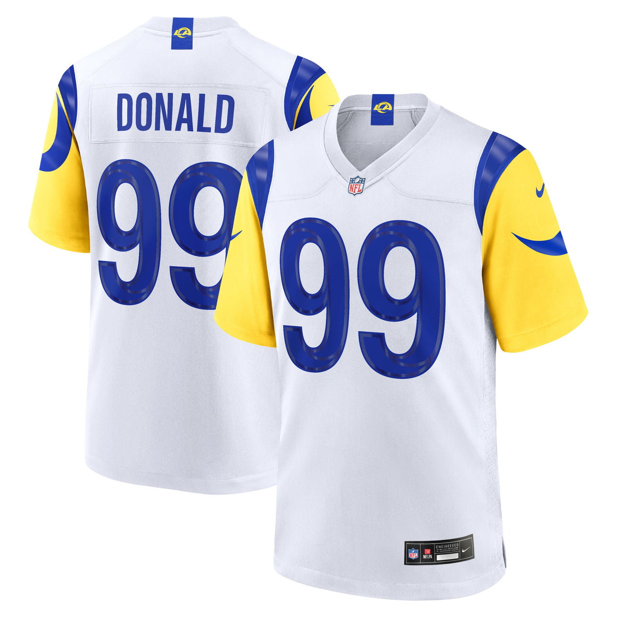 Men's Los Angeles Rams Aaron Donald White Jersey