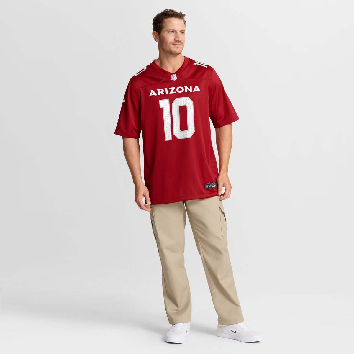 Men's Arizona Cardinals Josh Sweat Cardinal Game Player Jersey