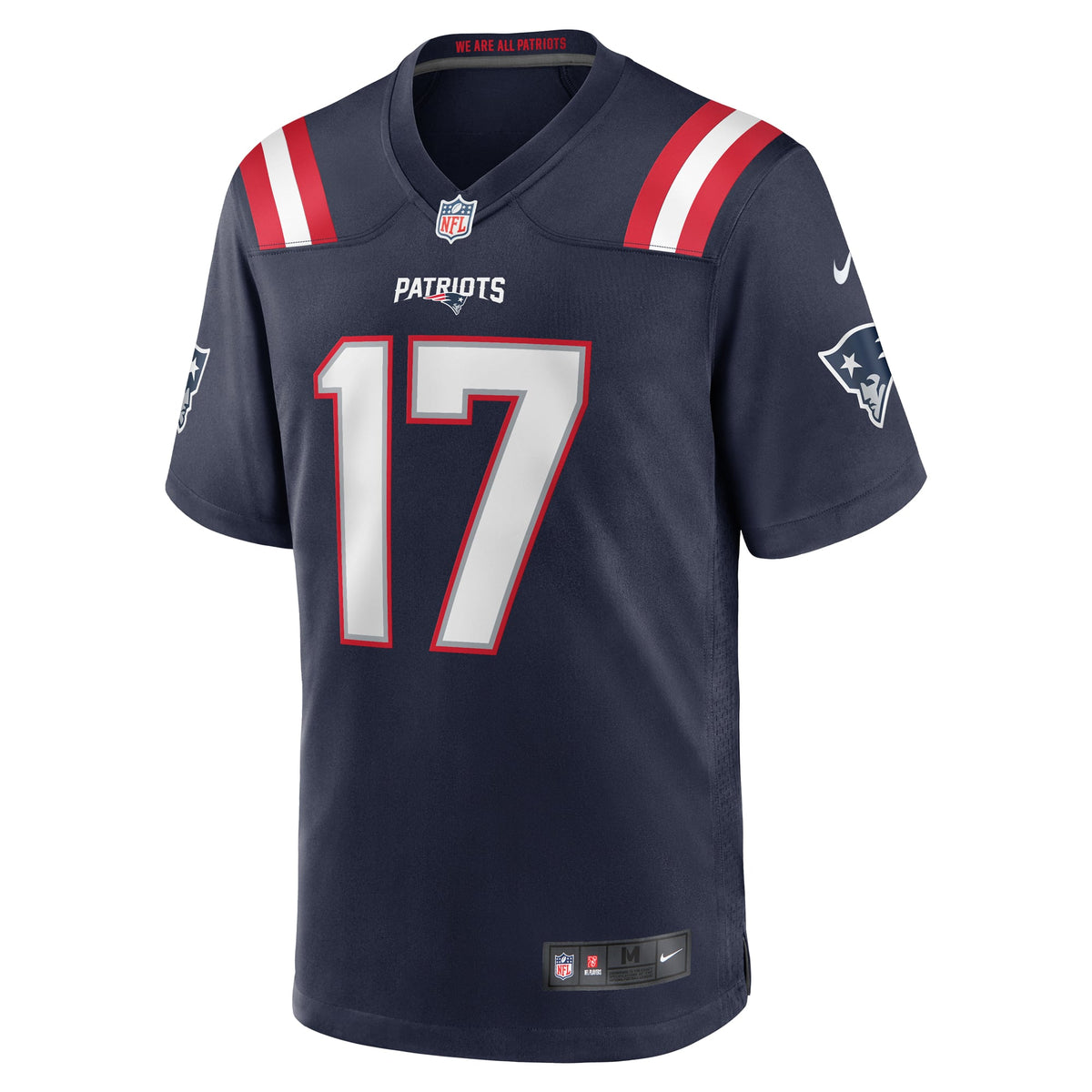 Men's New England Patriots Bryce Baringer Navy Team Jersey