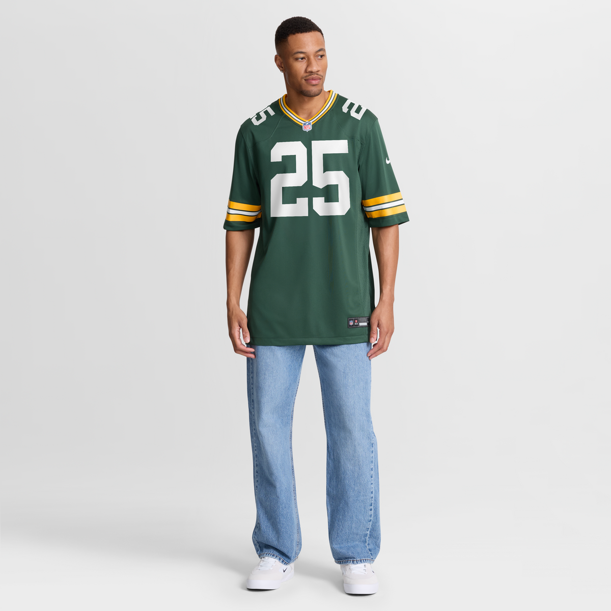 Men's Green Bay Packers Keisean Nixon Green Game Player Jersey