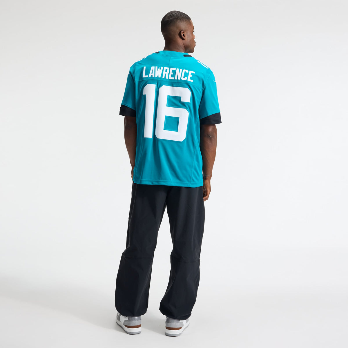 Men's Jacksonville Jaguars Trevor Lawrence Teal Team Stitched Jersey