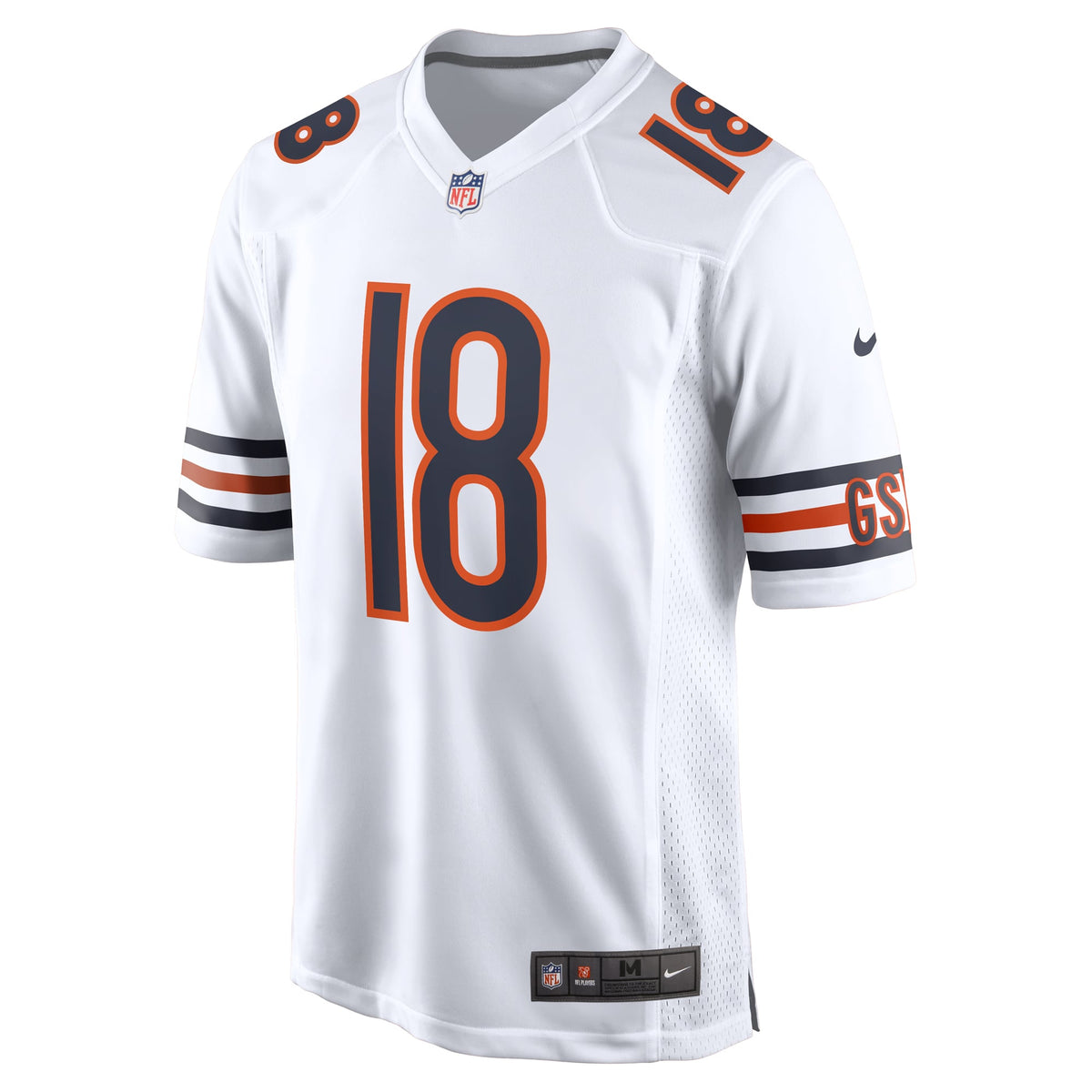 Men's Chicago Bears Caleb Williams White First Round Pick Player Jersey
