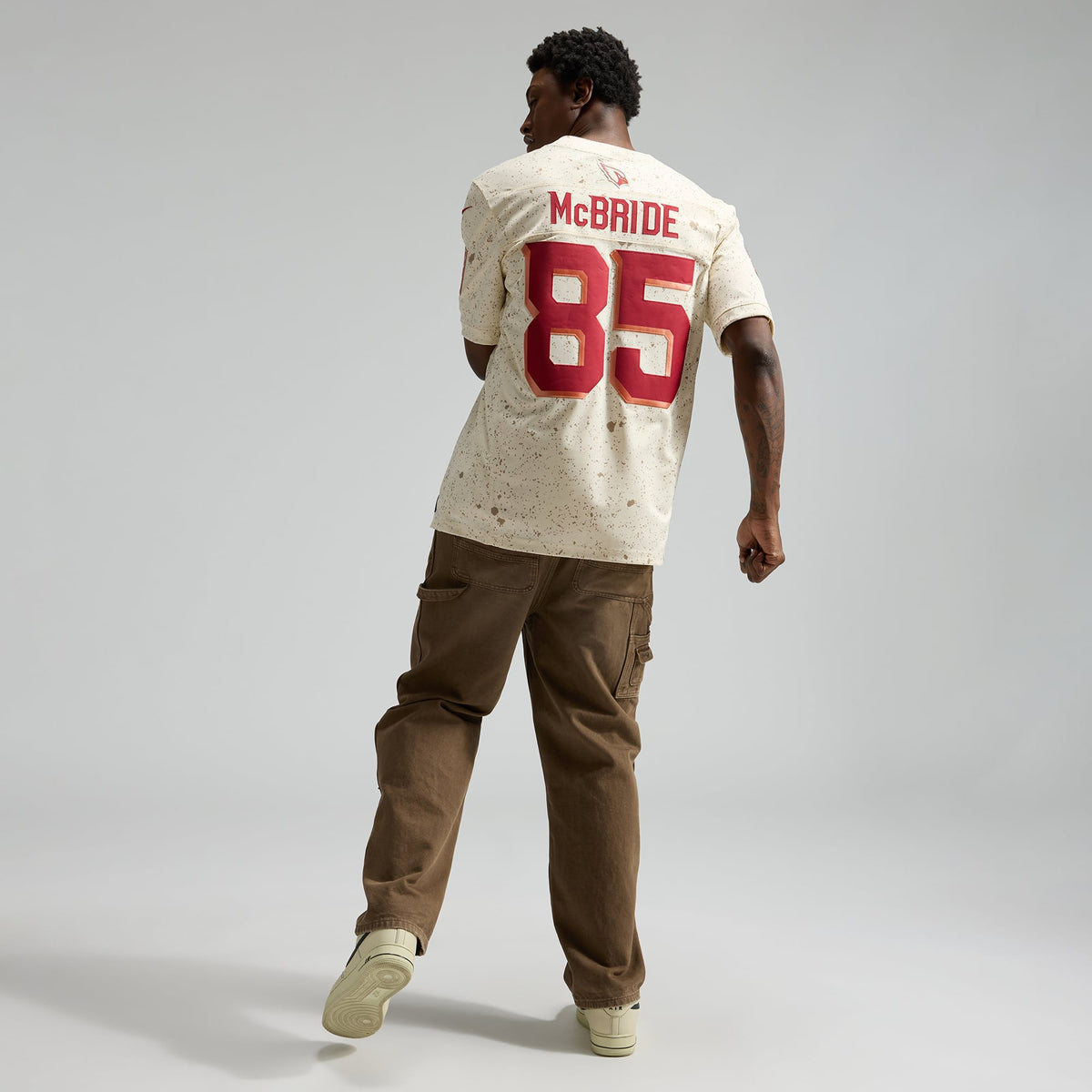Men's Arizona Cardinals Trey McBride Natural Rivalries Collection Stitched Jersey