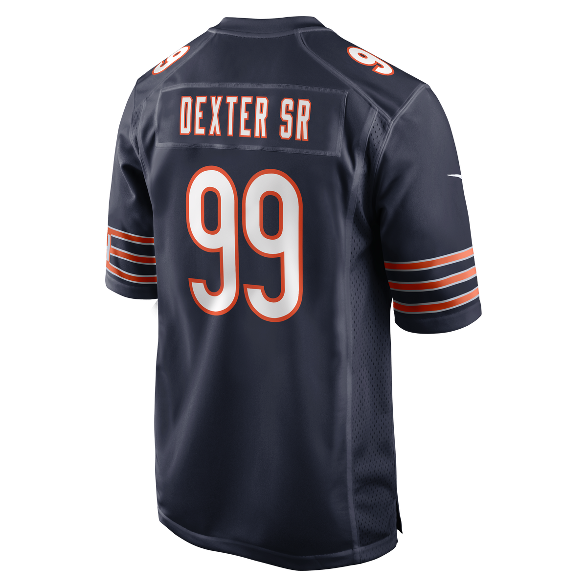 Men's Chicago Bears Gervon Dexter Sr Navy Jersey