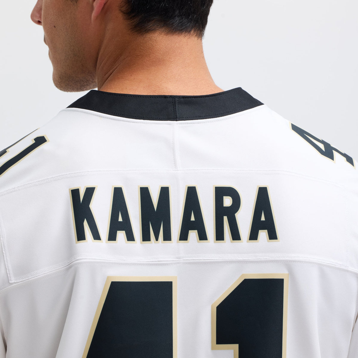 Men's New Orleans Saints Alvin Kamara White Jersey