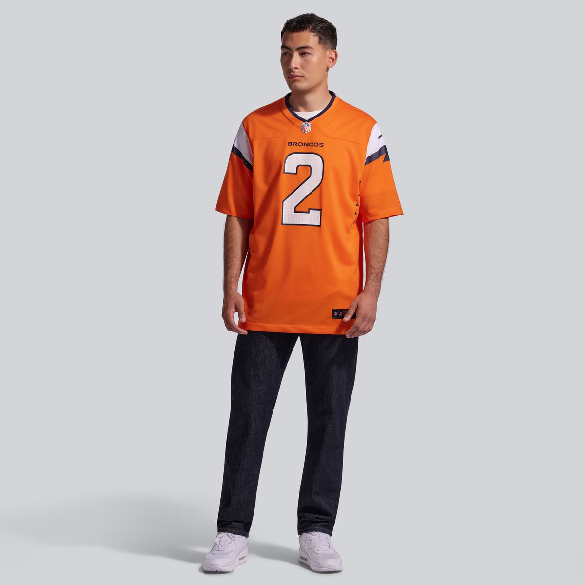 Men's Denver Broncos Patrick Surtain II Orange Team Jersey