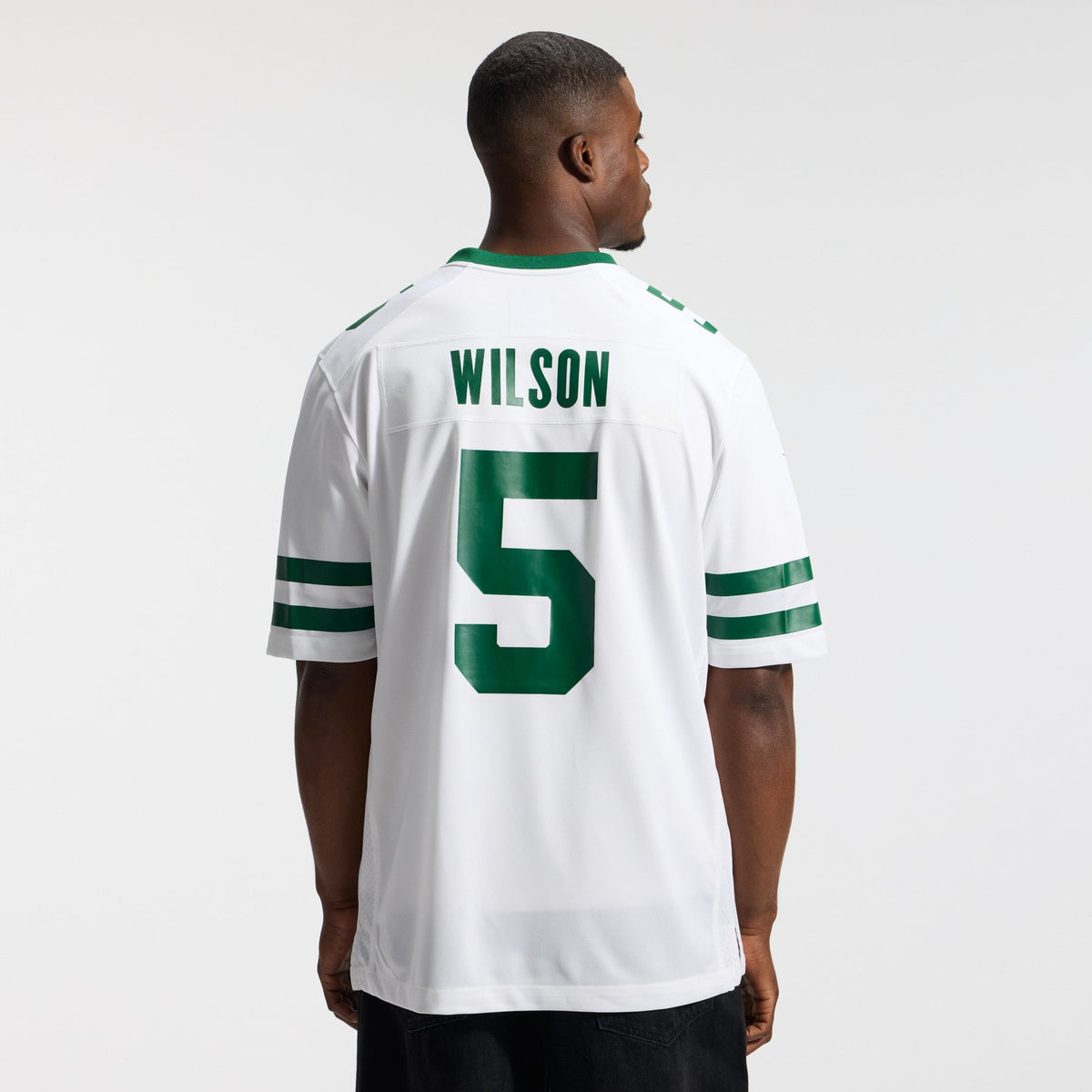 Men's New York Jets Garrett Wilson Legacy White Jersey