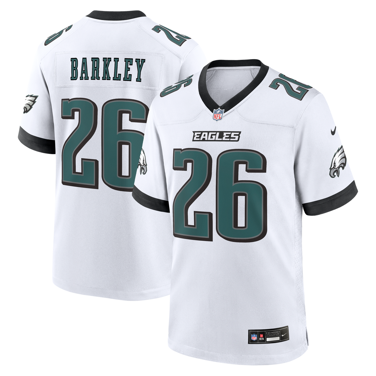 Men's Philadelphia Eagles Saquon Barkley Black Alternate Jersey