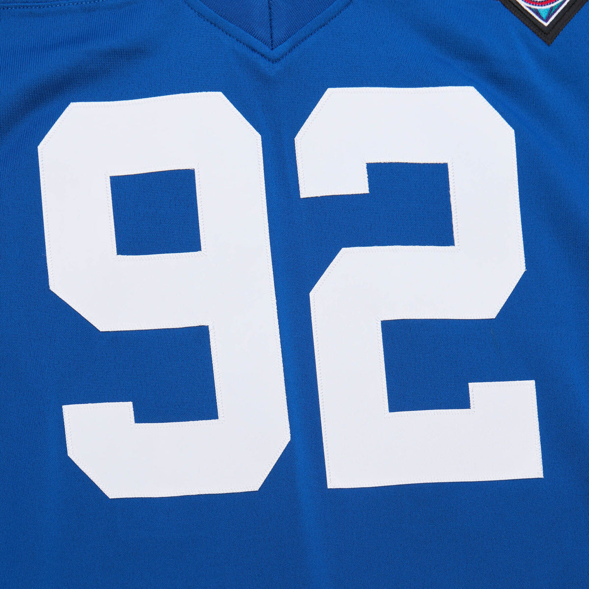 Men's New York Giants 1994 Michael Strahan Royal Throwback Retired Player Jersey