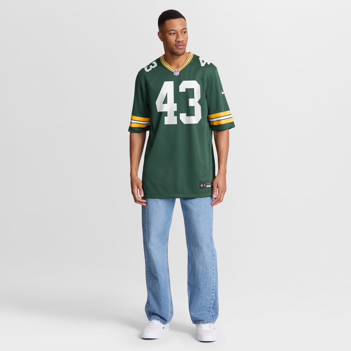 Men's Green Bay Packers Kiondre Thomas Green Game Player Jersey