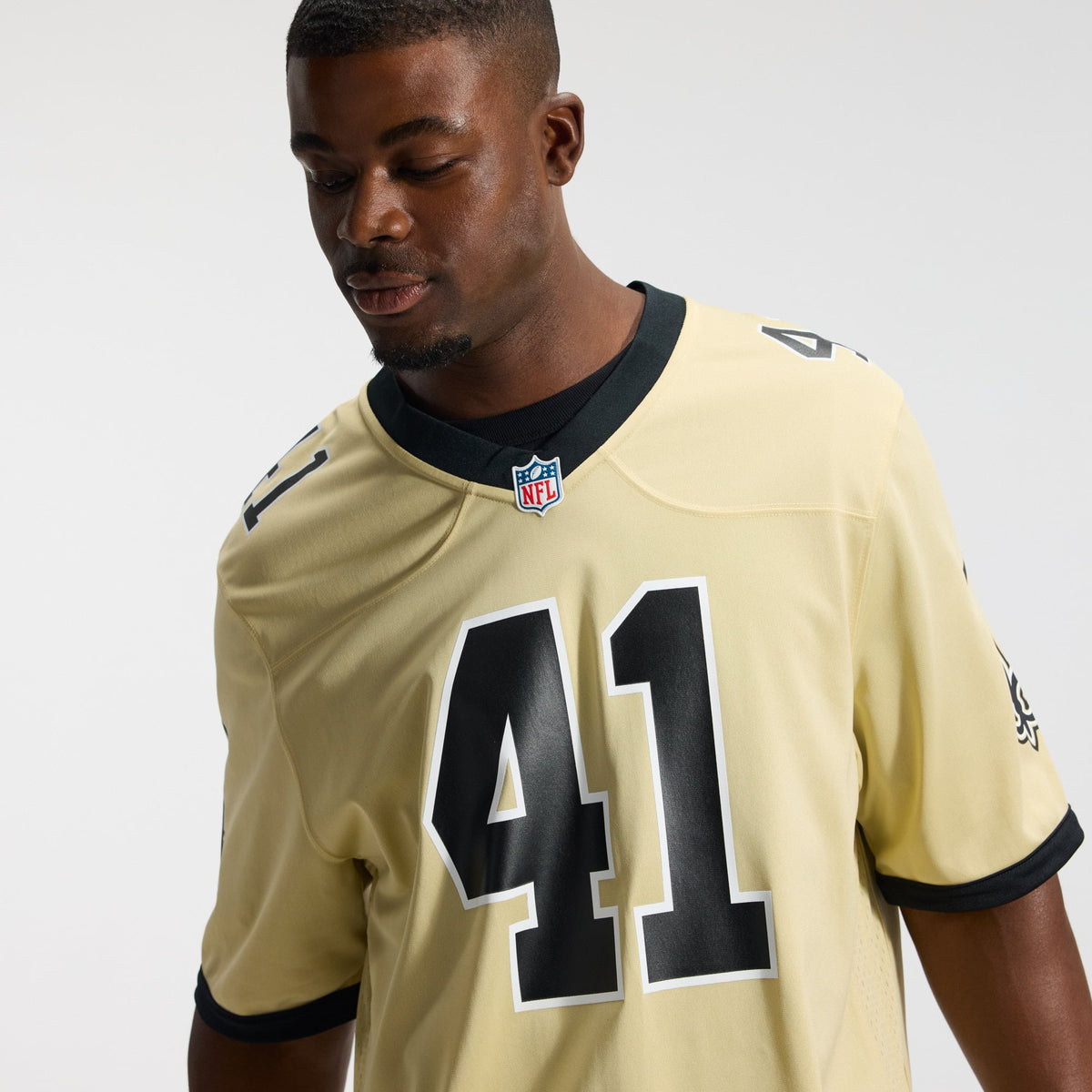 Men's New Orleans Saints Alvin Kamara Black Jersey