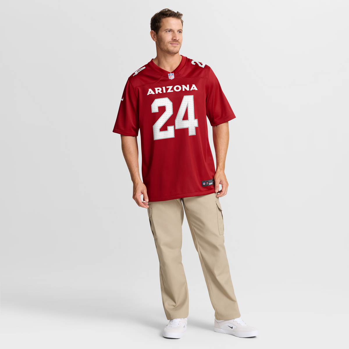 Men's Arizona Cardinals Starling Thomas V Cardinal Team Jersey