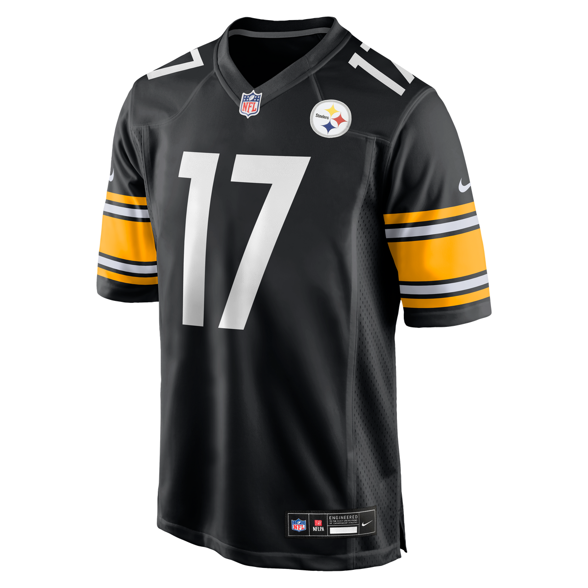 Men's Pittsburgh Steelers Germie Bernard Black Jersey