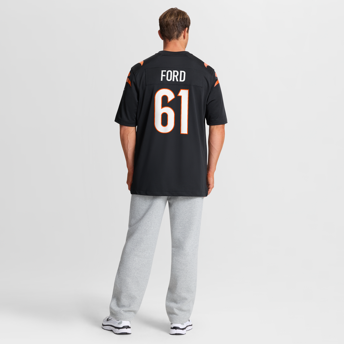Men's Cincinnati Bengals Cody Ford Black Jersey