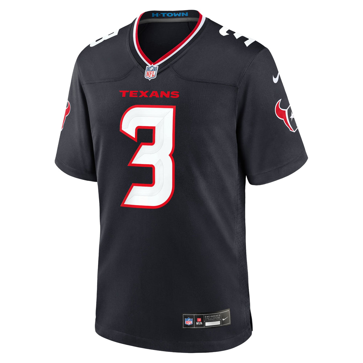 Men's Houston Texans Tank Dell Navy Jersey