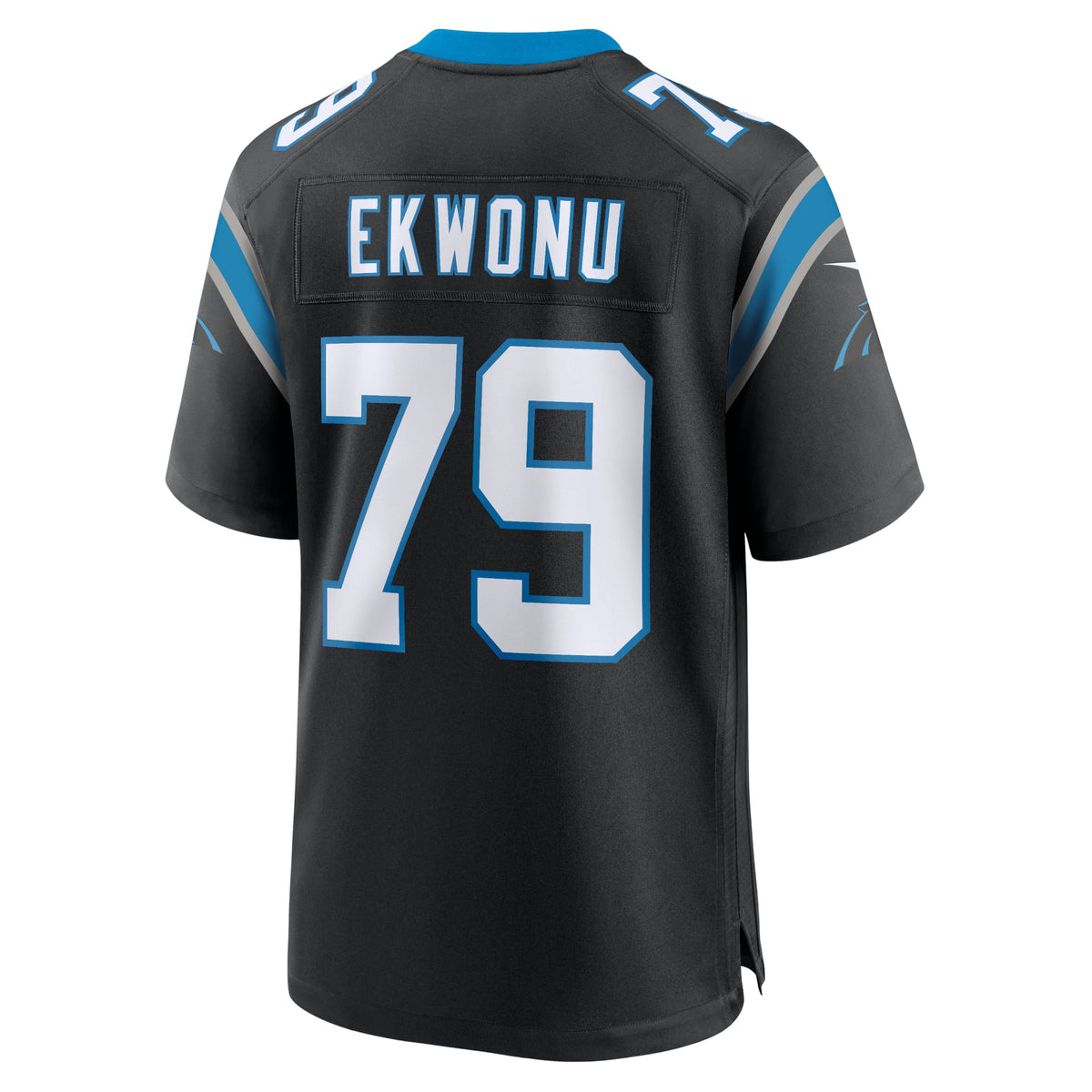 Men's Carolina Panthers Ikem Ekwonu Black Jersey