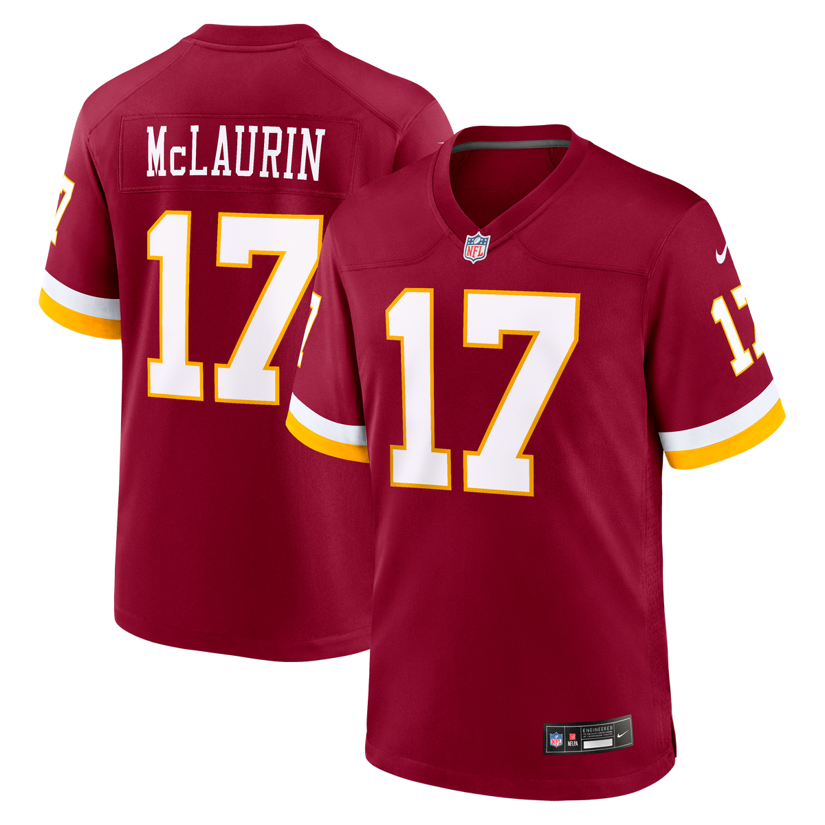 Hail Raiser Men's Washington Commanders Terry McLaurin Black Alternate Jersey