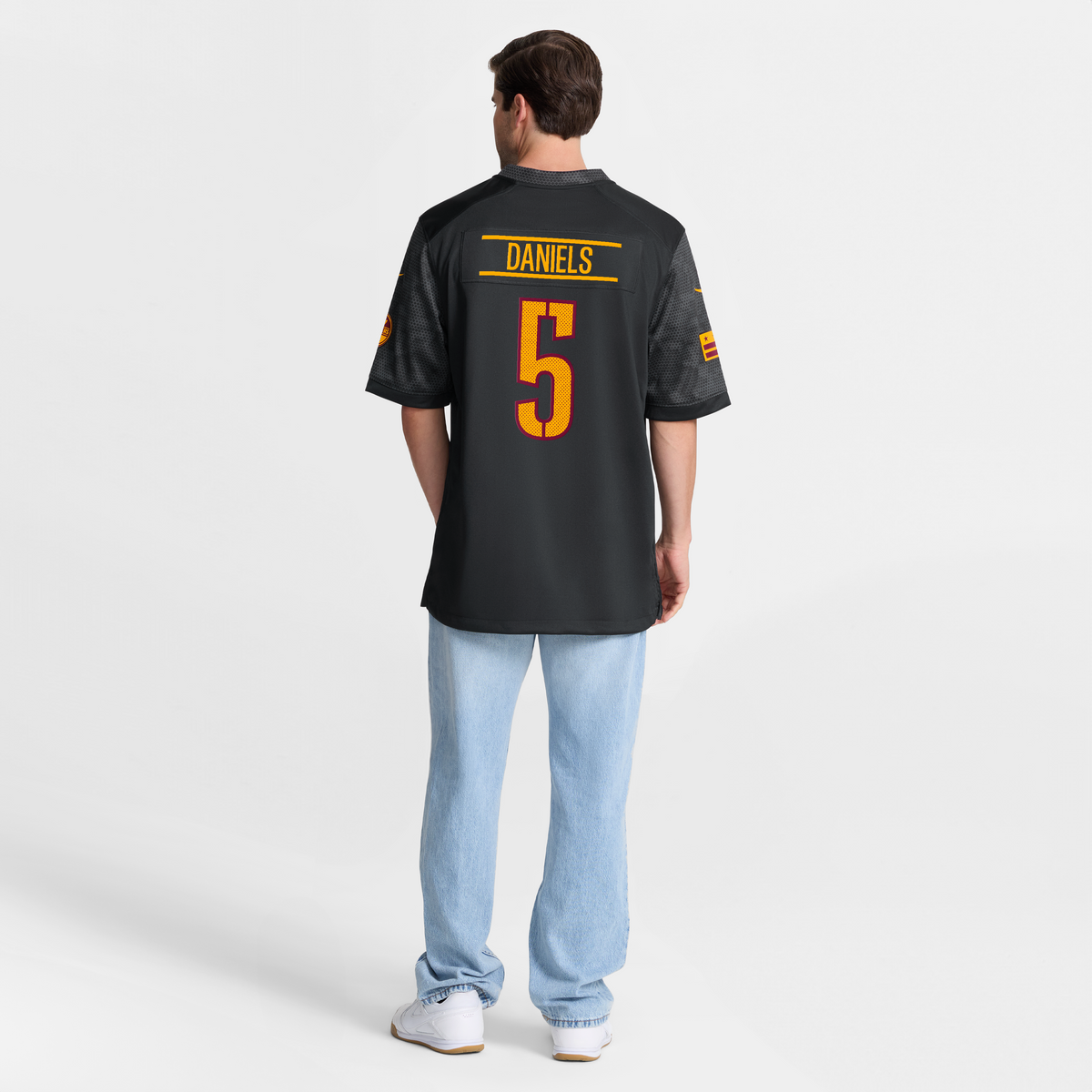 Men's Washington Commanders Jayden Daniels Burgundy Player Jersey