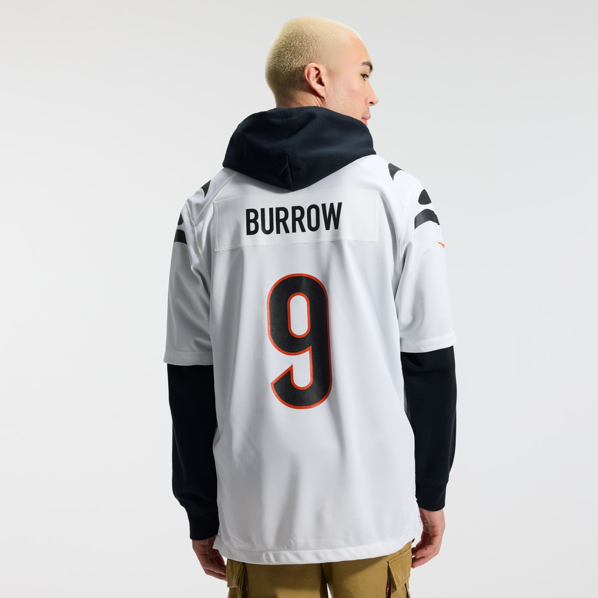 Men's Cincinnati Bengals Joe Burrow White Jersey