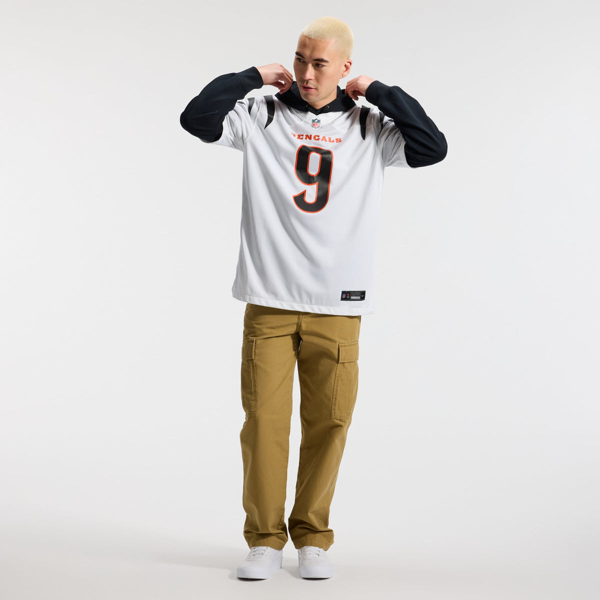 Men's Cincinnati Bengals Joe Burrow Orange Alternate Jersey